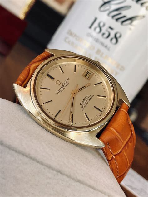 omega coin watch|omega gold watches for men.